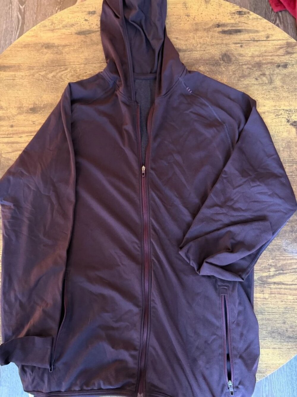 Lululemon City Sweat Full Zip Hoodie Maroon